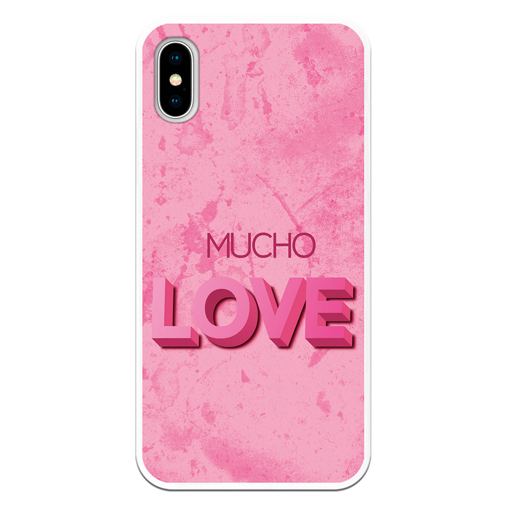 Funda móvil fondo rosa mucho love Rosa bonita