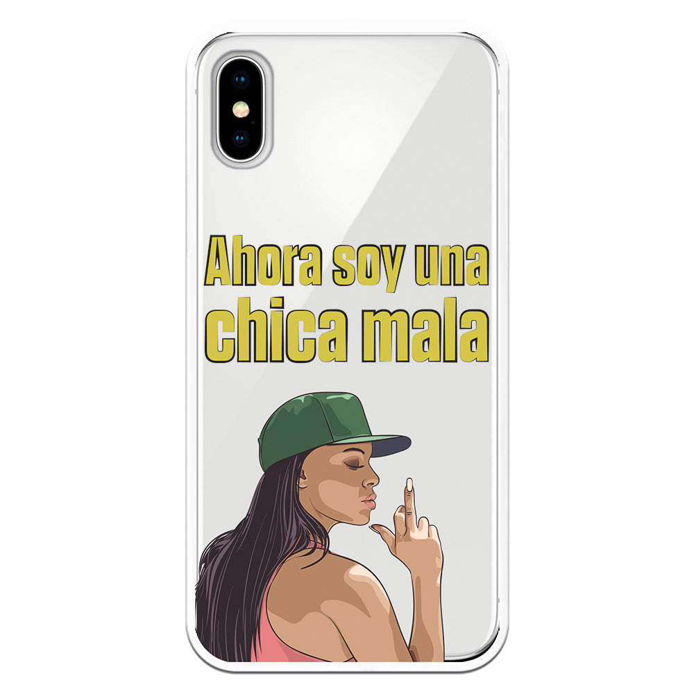 Funda móvil ahora soy una chica mala silicona flexible gel