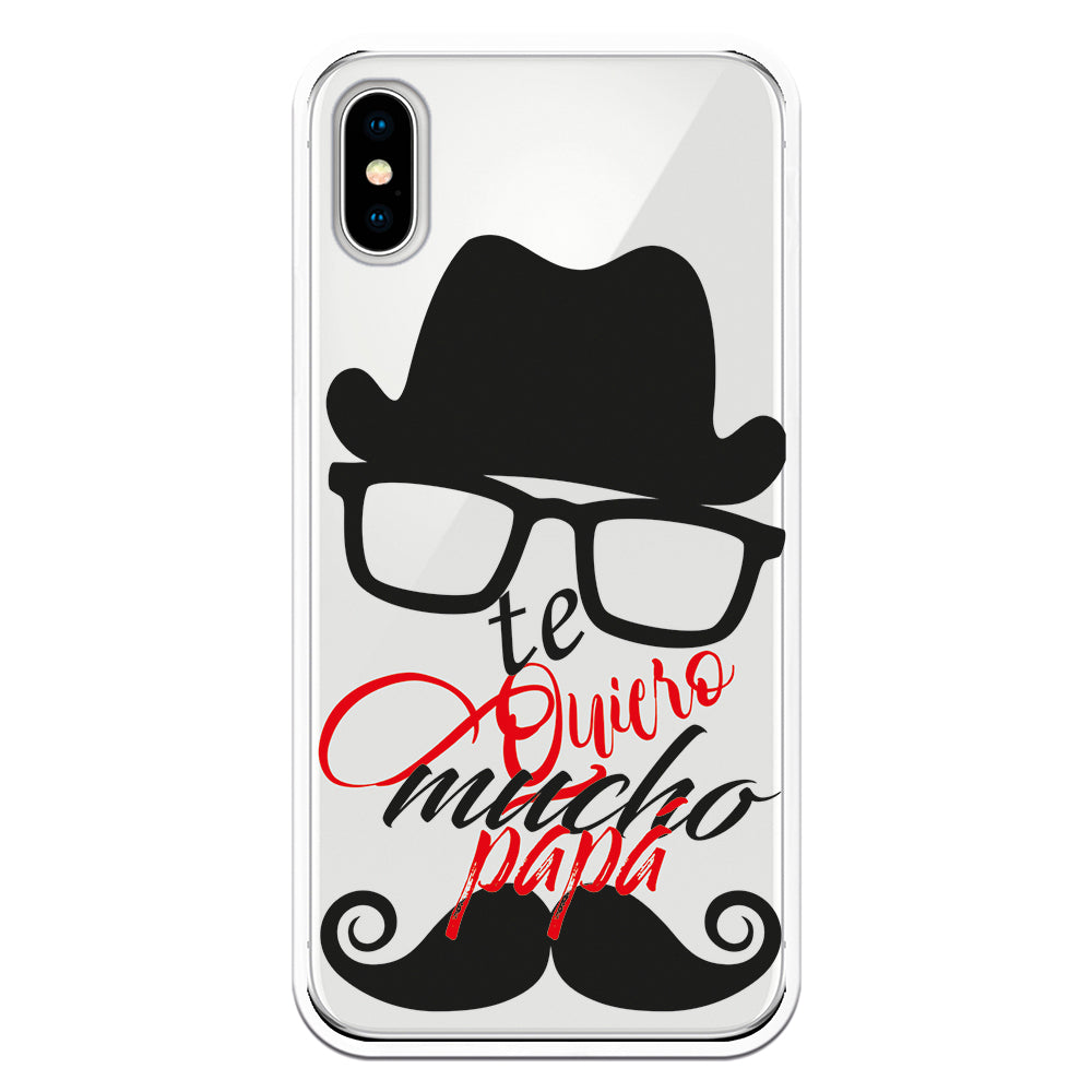 Carcasa móvil te quiero mucho papa regalo para el día del padre