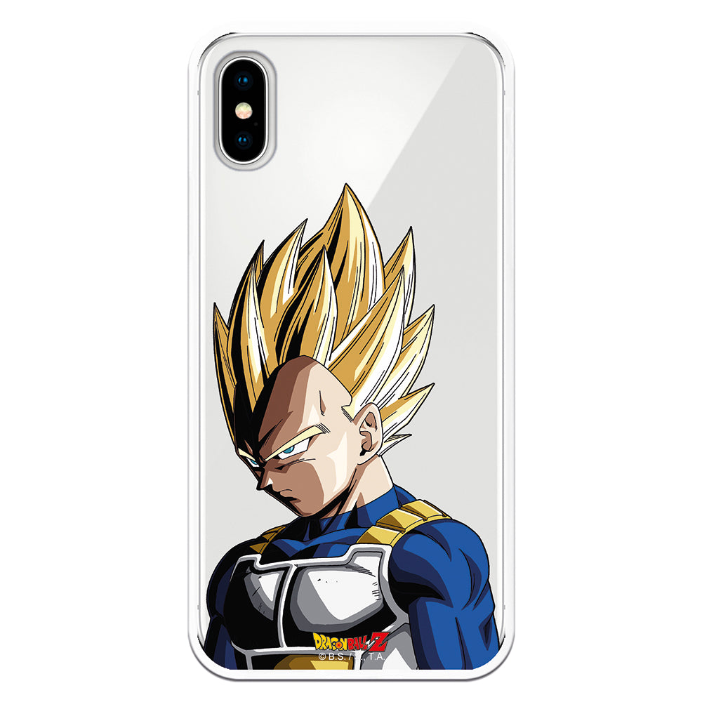Carcasa móvil Vegeta transformado en SuperSayan con el pelo amarillo Dragon Ball Z