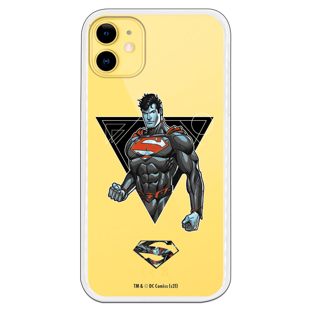 Carcasa móvil Superman triangulo con fondo transparente