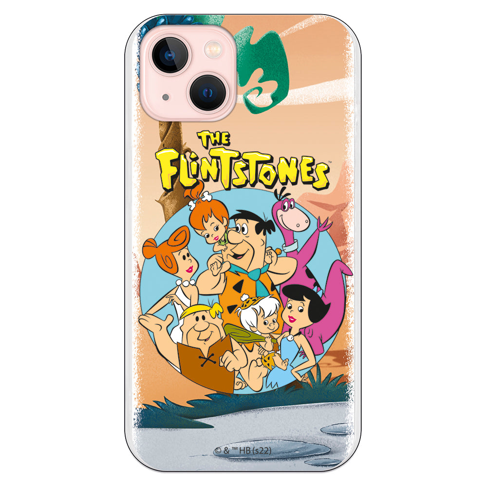 Funda Oficial Los picapiedras The Flintstones Familias juntas con peble y bam bam