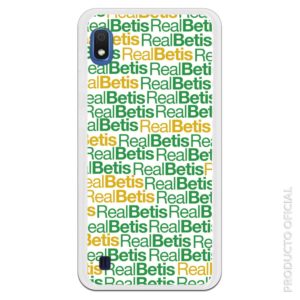 Funda oficial Real Betis colores oficiales amarillo mostaza y verde en letras