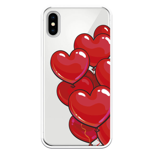 Funda móvil globos rojos de amor en amor