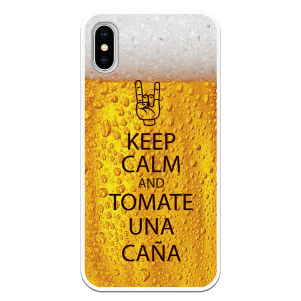 funda keep calm and tomate una caña