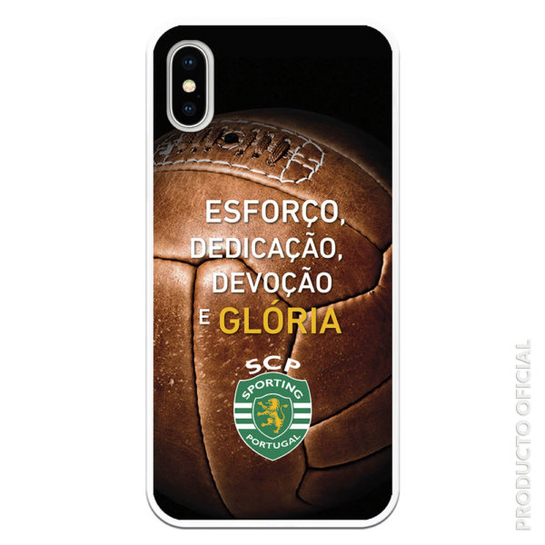Funda móvil Sporting de Portugal Oficial Esforço Dediaçao Devoçao e Glória