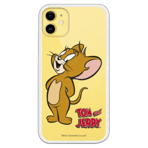 Funda móvil Jerry Ratón de Tom y Jerry con fondo transparente