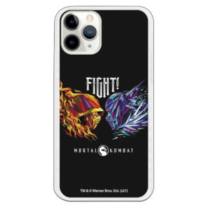 Funda móvil para Xiaomi Mortal Kombat fight silicona gel flexible con fondo negro juego para play serie hbo